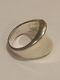 Vintage 925 Sterling Silver Marked Greek Style Wide Curved Band Ring