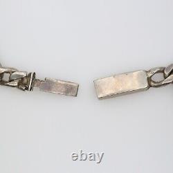 Vintage 925 Sterling Silver Mexican Charm Bracelet circa 1950s