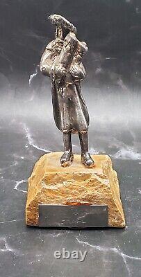 Vintage 925 Sterling Silver Moses 10 Commandments Figurine by Isaac Jeheskel