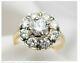 Vintage Art Deco 2.88 Ct White Round Diamond Antique Engagement Wedding Ring