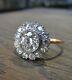 Vintage Art Deco 3.20 Ct Round Cut Diamond Antique Engagement Wedding Ring Rdj