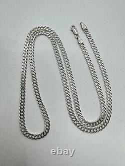 Vintage Beautiful Jewelry Chain, 925 Sterling Silver, Signed 10.81g