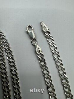 Vintage Beautiful Jewelry Chain, 925 Sterling Silver, Signed 10.81g