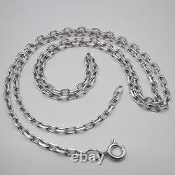 Vintage Beautiful Jewelry Chain, 925 Sterling Silver, Signed 12,37g