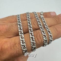 Vintage Beautiful Jewelry Chain, 925 Sterling Silver, Signed 17,56g