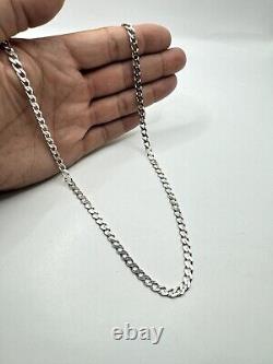 Vintage Beautiful Jewelry Chain, 925 Sterling Silver, Signed 21.78g