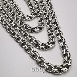 Vintage Beautiful Jewelry Chain, 925 Sterling Silver, Signed 22.65 gram Vintage Beautiful Jewelry Chain, 925 Sterling Silver, Signed 22.65 gram