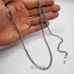 Vintage Beautiful Jewelry Chain, 925 Sterling Silver, Signed 22.65 gram