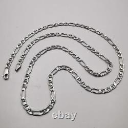 Vintage Beautiful Jewelry Chain Necklace 925 Sterling Silver Signed 11.04g