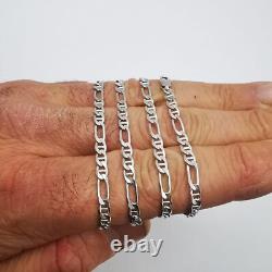 Vintage Beautiful Jewelry Chain Necklace 925 Sterling Silver Signed 11.04g