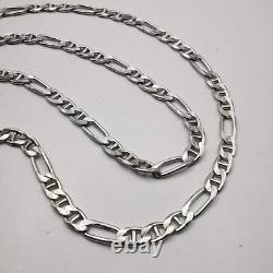 Vintage Beautiful Jewelry Chain Necklace 925 Sterling Silver Signed 11.04g
