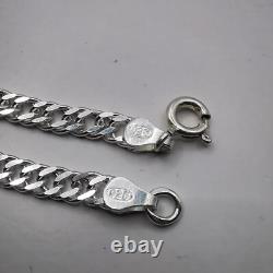 Vintage Beautiful Jewelry Necklace Chain 925 Sterling Silver Signed 13.41gr