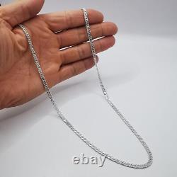 Vintage Beautiful Jewelry Necklace Chain 925 Sterling Silver Signed 13.41gr