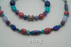 Vintage Carolyn Pollack Relios Southwestern Necklace 17.25 Bracelet 8.25 JB24