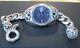 Vintage Chrome Hearts Sterling Silver And Diamonds Rolex Watch