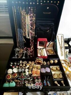 Vintage Costume Estate Jewelry Lot designer Trifari dior high end 1010 plus