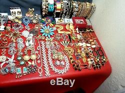 Vintage Costume Estate Jewelry Lot designer Trifari dior high end 1010 plus