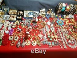 Vintage Costume Estate Jewelry Lot designer Trifari dior high end 1010 plus