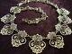 Vintage Design Taxco Mexican 925 Sterling Silver Amethyst Beaded Necklace Mexico