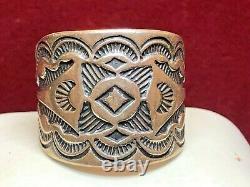 Vintage Estate Sterling Silver Native American Ring Band Stamped Southwestern