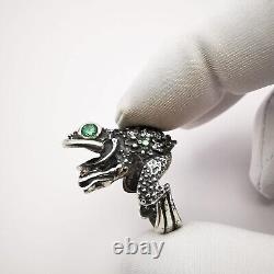 Vintage Exquisite Women's Artwork Ring Jewelry 925 Sterling Silver Pheonite gift