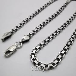 Vintage Fine Jewelry Necklace Chain 925 Sterling Silver Signed 11,71g