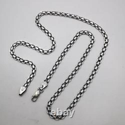 Vintage Fine Jewelry Necklace Chain 925 Sterling Silver Signed 11,71g