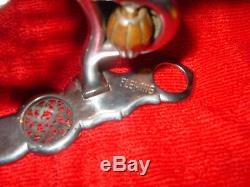 Vintage Fleming Sterling Silver Western Concho Horse Bridle Head Stall Bit