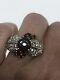 Vintage Garnet Ring 925 Sterling Silver Size 7