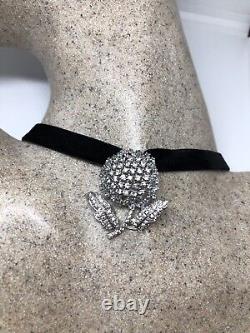 Vintage Genuine 925 Sterling Silver Choker Necklace