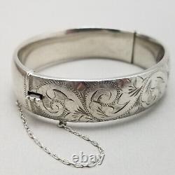 Vintage Georg Jensen Solid Sterling Silver Bangle Hallmarked London 1973 35g