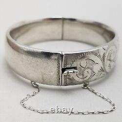 Vintage Georg Jensen Solid Sterling Silver Bangle Hallmarked London 1973 35g