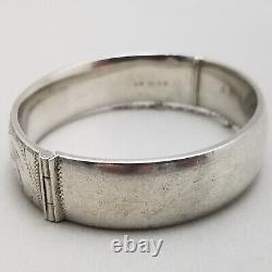 Vintage Georg Jensen Solid Sterling Silver Bangle Hallmarked London 1973 35g