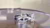 Vintage Halo Engagement Rings Sterling Silver Cz Rings With Four Claws