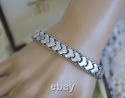 Vintage Jewellery Bracelent Sterling Silver Antique Jewelry 18.5Cm