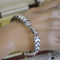 Vintage Jewellery Bracelent Sterling Silver Antique Jewelry 18.5Cm