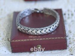 Vintage Jewellery Bracelent Sterling Silver Antique Jewelry 18.5Cm