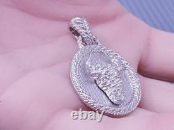 Vintage Judith Ripka Taurus Bull Zodiac Sterling Silver Round Pendant