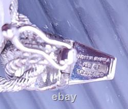 Vintage Judith Ripka Taurus Bull Zodiac Sterling Silver Round Pendant