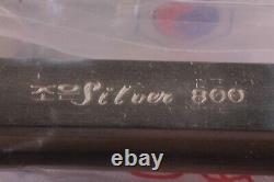 Vintage Korean 80% Sterling Silver Spoon and Chopstick 2 set