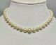 Vintage Mikimoto Sterling Silver Clasp 6.5mm-9.5mm Akoya Pearl Necklace 15