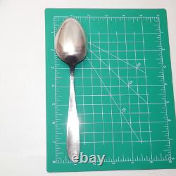 Vintage Manchester Southern Rose Solid Sterling Silver Table Serving Spoon 8