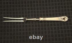 Vintage Modernist Codan Mexico Sterling Silver. 925 Handle. CARVING FORK