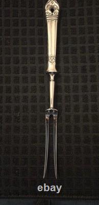 Vintage Modernist Codan Mexico Sterling Silver. 925 Handle. CARVING FORK