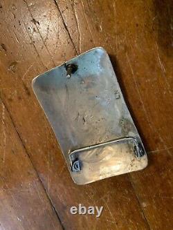 Vintage Navajo Sterling Silver Eagle Belt Buckle