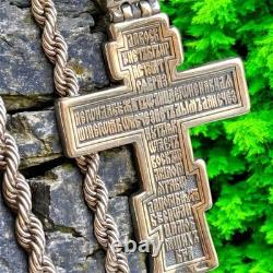 Vintage Necklace Jesus Silver 925 Chain Pendent Jewelry Amulet Women Men Mori