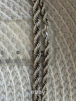 Vintage Necklace Jesus Silver 925 Chain Pendent Jewelry Amulet Women Men Mori