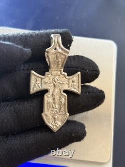 Vintage Necklace Silver 925 Jesus Pendent Jewelry Saints Orthodox Archangel Rare