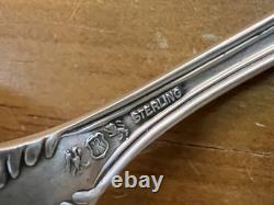 Vintage Old Sterling Silver Reed & Barton Love Disarmed 1899 Potato Spoon