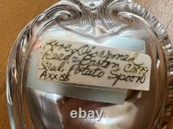 Vintage Old Sterling Silver Reed & Barton Love Disarmed 1899 Potato Spoon